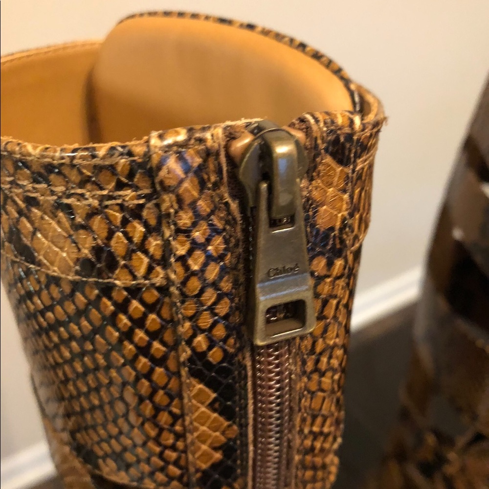 Chloe Python Boot - image 5